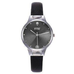 Rhinestone Dial Wristwatch